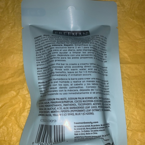 🫶🏻2 for $20🫶🏻 Freeman Cleansing Mask Bar - Picture 2 of 2